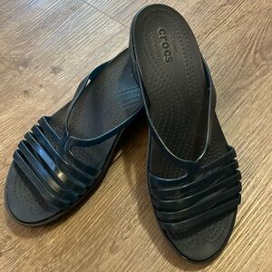 CROCS Black Women's Sandals